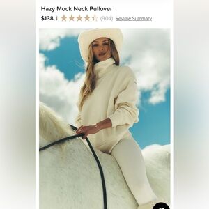 ALO Yoga mock neck pullover